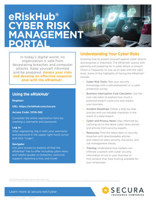 eRiskHub Cyber Risk Management Portal Sell Sheet